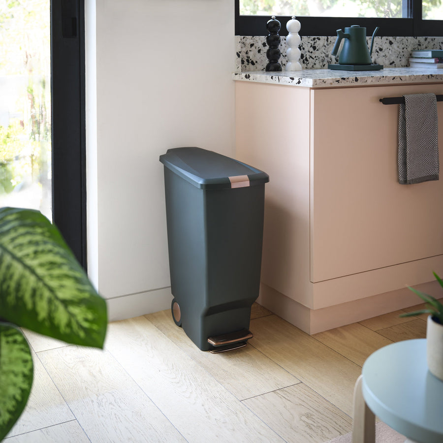 40L Slim Hybrid Pedal Bin