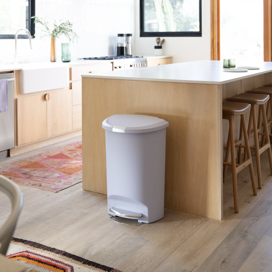 50L Semi-Round Hybrid Pedal Bin