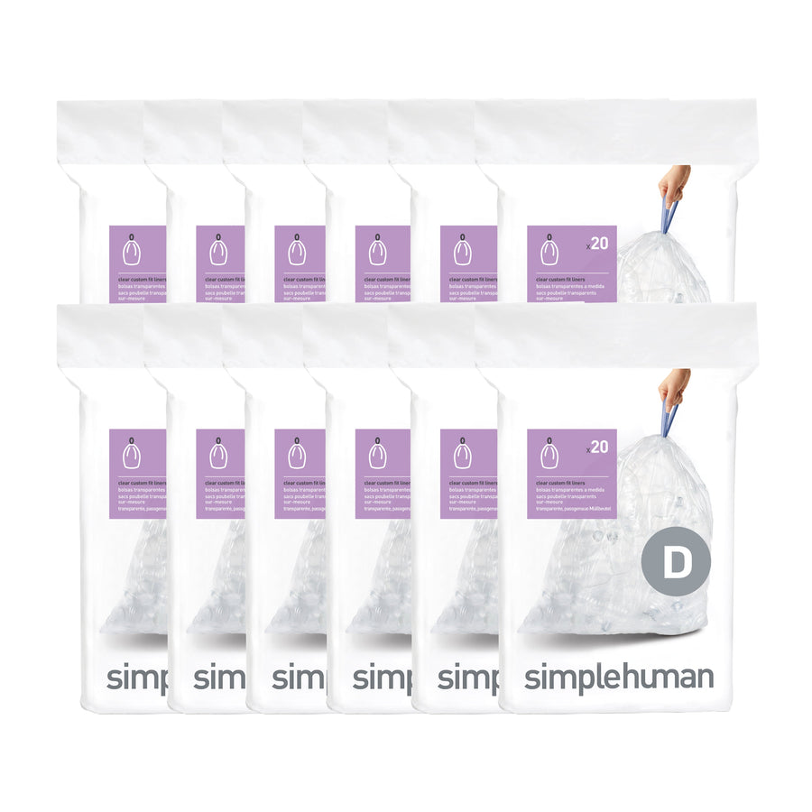 Code D Clear Recycling Custom Fit Liners