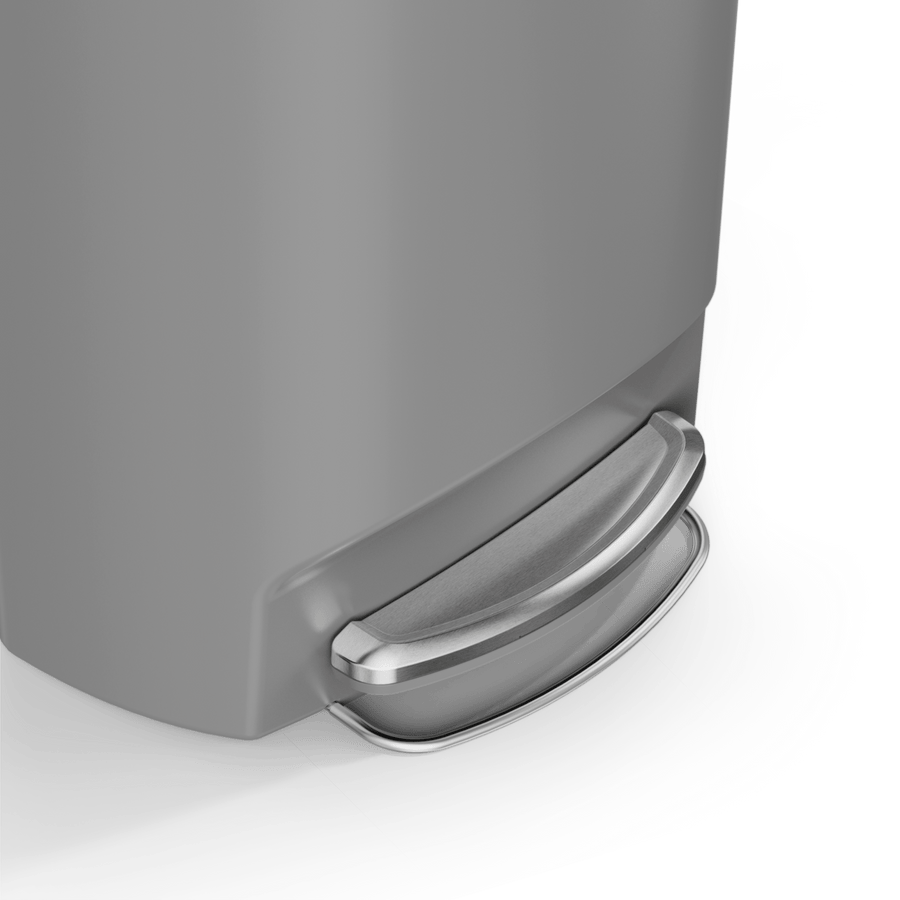 50L Semi-Round Hybrid Pedal Bin