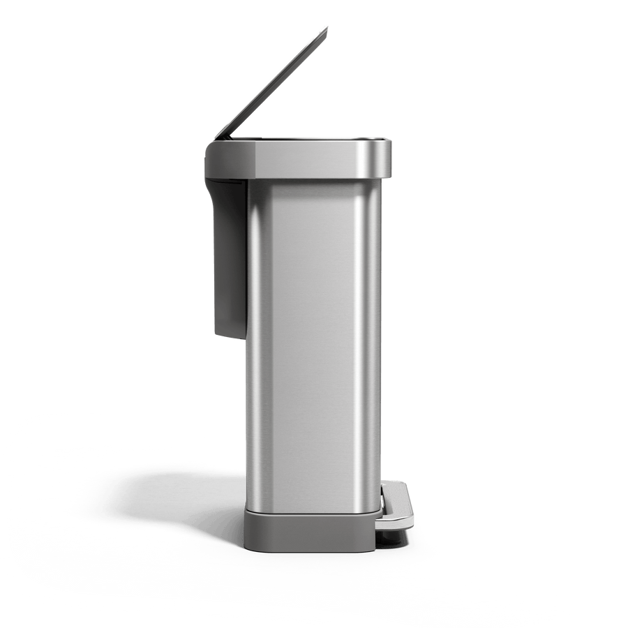 45 Litre, Rectangular Pedal Bin With Liner Pocket