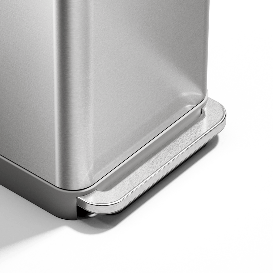 45 Litre, Rectangular Pedal Bin With Liner Pocket