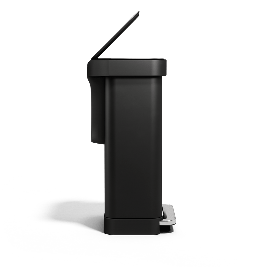 45 Litre, Rectangular Pedal Bin With Liner Pocket