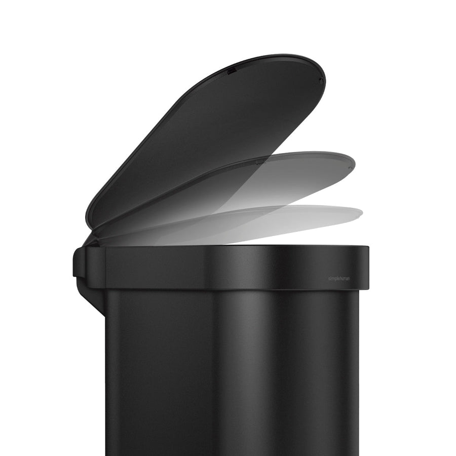 45 Litre, Slim Pedal Bin With Liner Rim