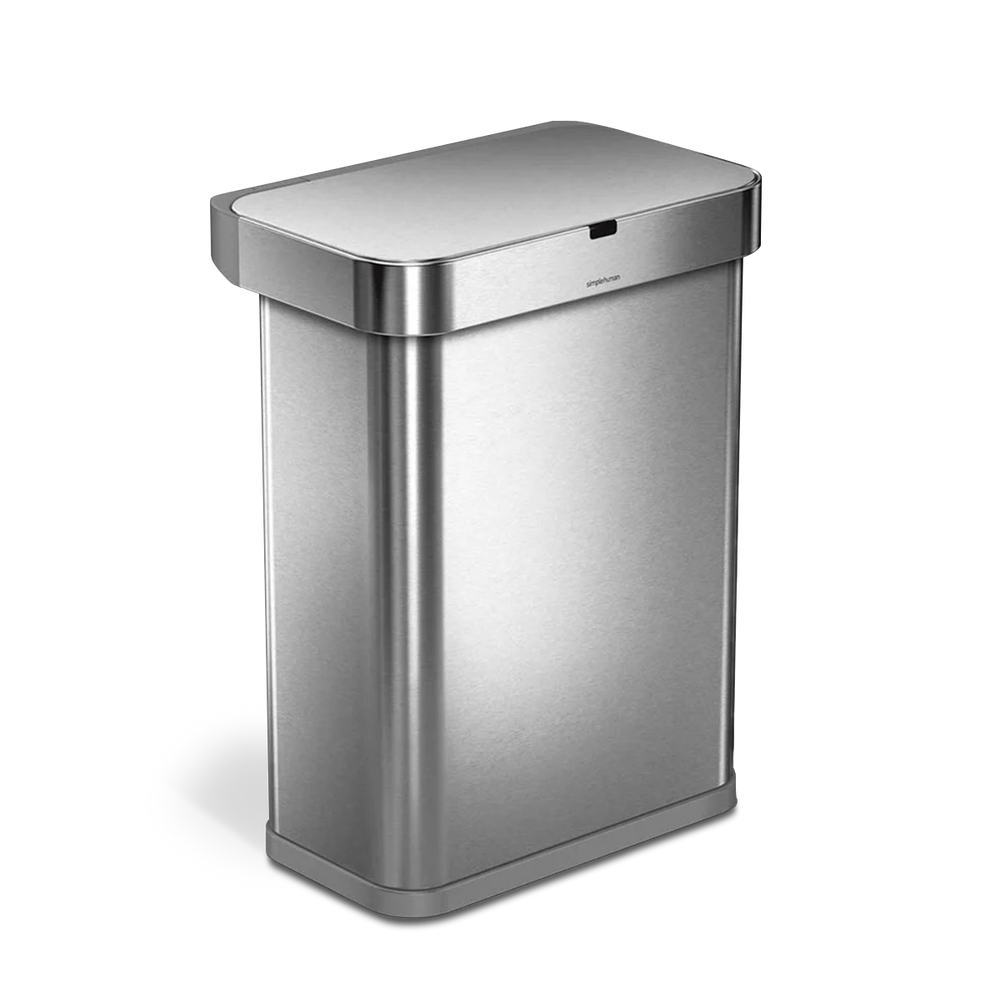 58 litre rectangular sensor bin with voice and motion sensor