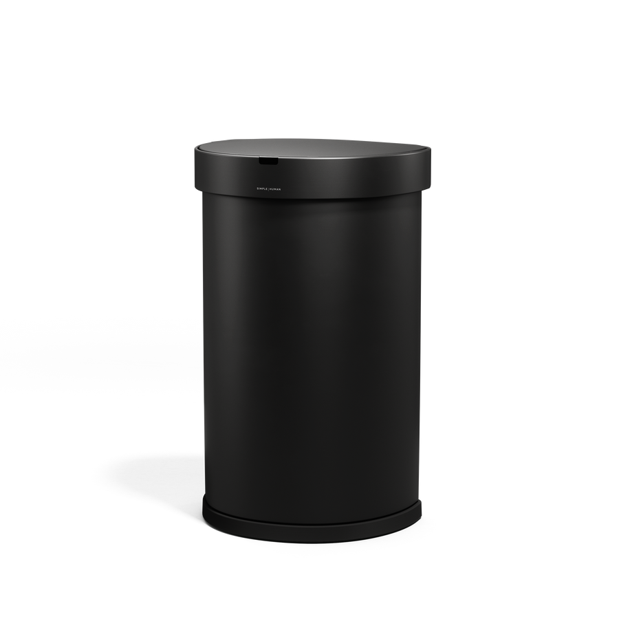 45 Litre, Semi-Round Sensor Bin With Liner Pocket