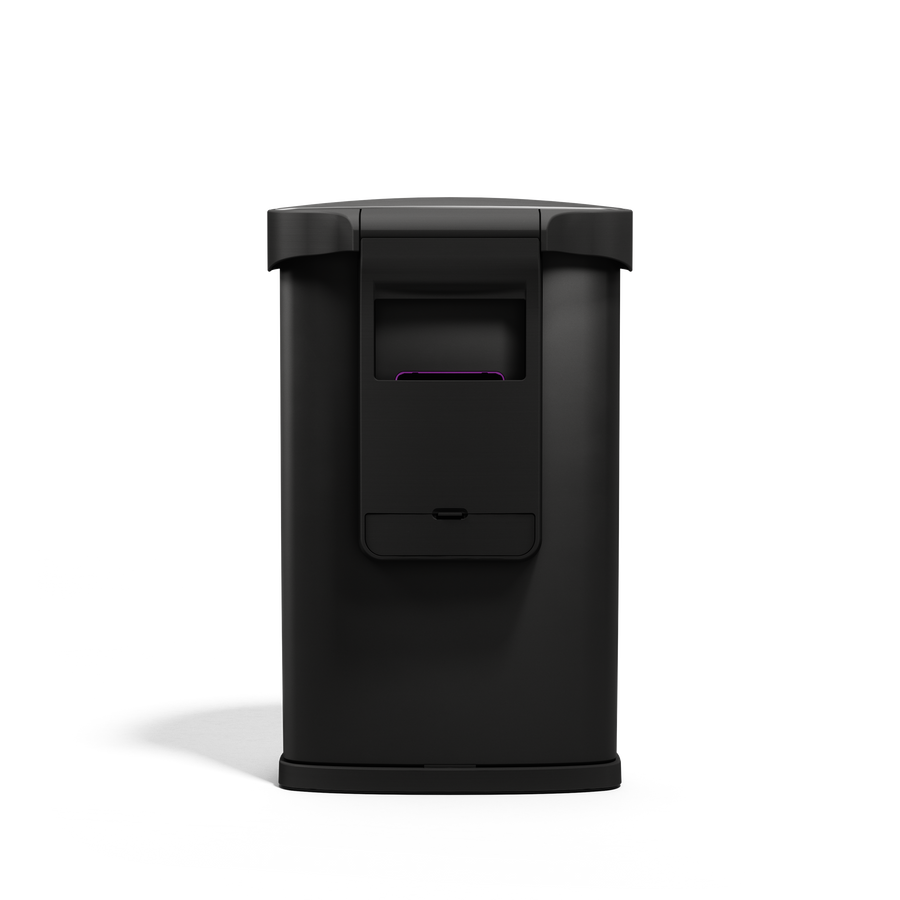 45 Litre, Semi-Round Sensor Bin With Liner Pocket