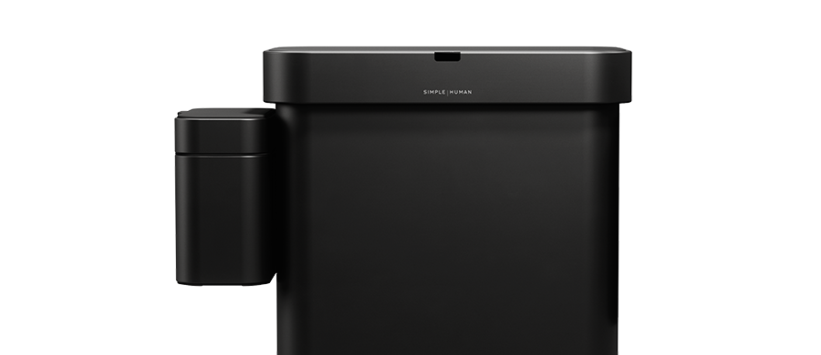 compost caddy - matte black