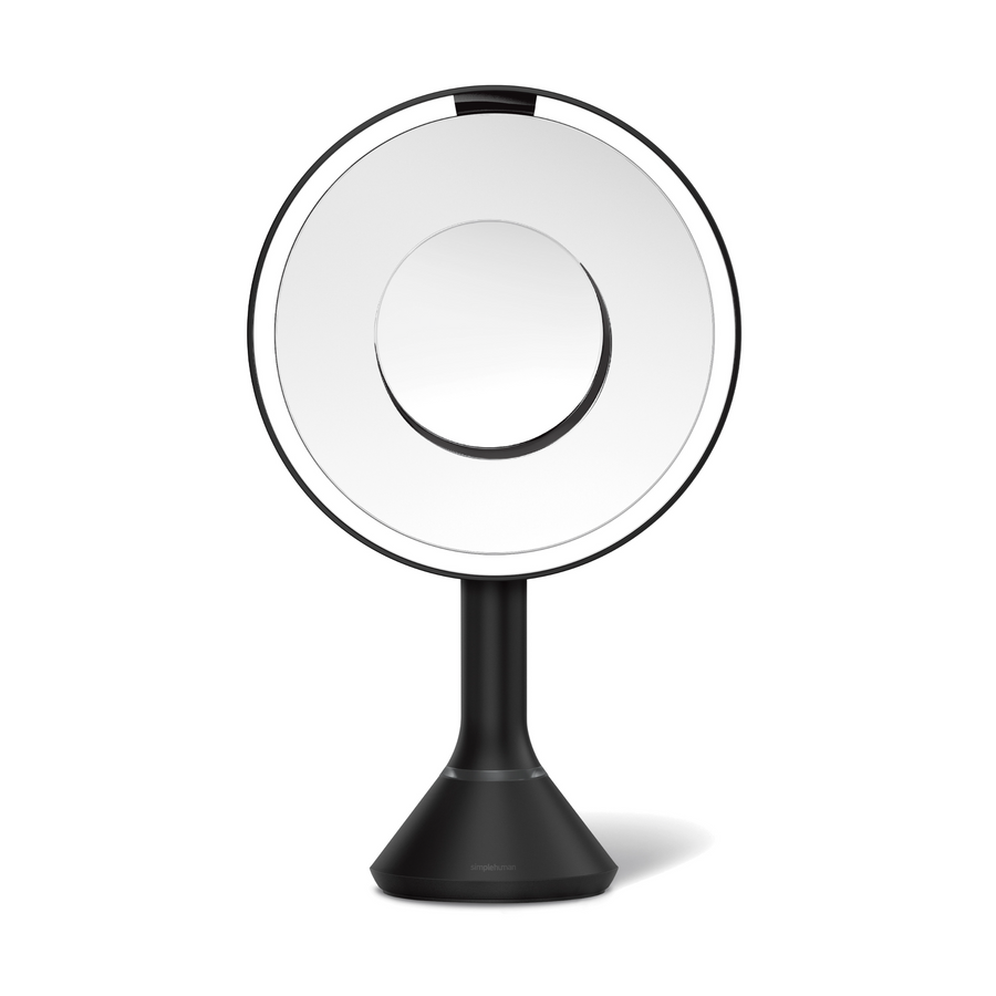 Sensor Mirror With Touch-Control Brightness And Dual Light Setting + 10X Detail Mirror