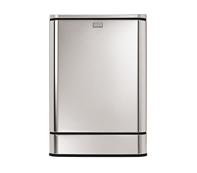 40L rectangular steel sensor trash can